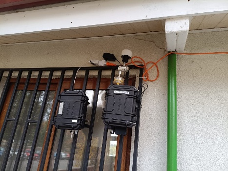 Instrumentos instalados en la Escuela Ema Lobos