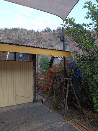 Instalación en la Estación Las Coimas