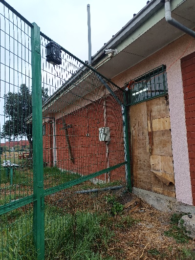 Estación de monitoreo en la Escuela Agrícola